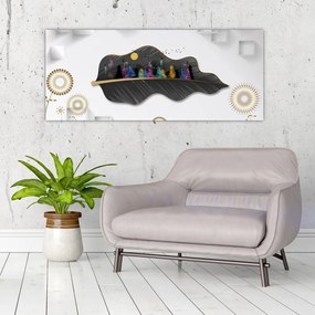 Tablou abstracției (120x50 cm)