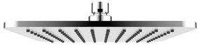 Palarie de dus patrata Omnires Slimline 200x200 alb