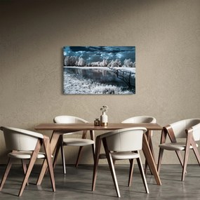 Tablou - Peisaj înghețat (90x60 cm)