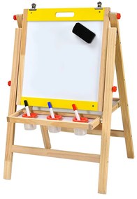 Tablă de desen din lemn 3 în 1 pentru copii