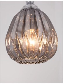 Pendul design modern ZARLEY fumuriu NVL-9066101