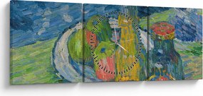 Tablou - Alexej von Jawlensky, Still Life with Bottles and Fruit, reproducere (cu ceas) (90x30 cm)