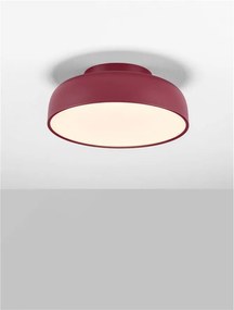 Plafoniera LED stil modern 3000K NOELIA bordeaux 40cm