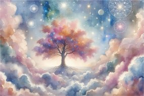 Tablou – Arborele vieții printre nori (90x60 cm)