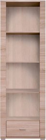 Biblioteca GRAND TIP 6, stejar sonoma, PAL laminat, 63x39x192 cm