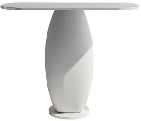 Masă de cafea Ellittica White
