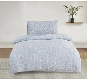 Lenjerie de pat albastră din jacquard pentru pat de o persoană 140x200 cm Florida – My House