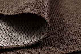 Covor SISAL SION cerc A5165A Melanj țesute plate maro