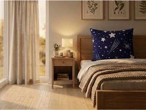 Fata de perna din policoton NIGHT SKY POLY 70x90 cm, albastru