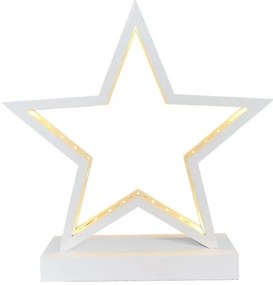 Deuba Stea de Crăciun cu iluminare LED - albă