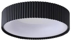 Plafonieră LED/30W/230V 3000K negru pr. 46 cm