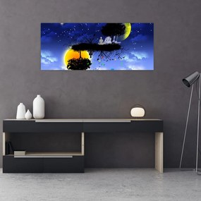 Tablou - Reflecția echilbrului (120x50 cm)