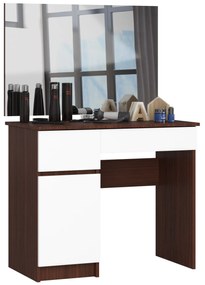 Masă de toaletă Parijat (wenge + Alb) (cu oglindă) (S). 1070897