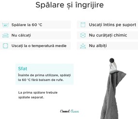 Prosop AQUELLA 50x90 cm maro, 100% bumbac