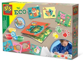 Set creativ - Set acuarele pentru degetele si carduri ECO