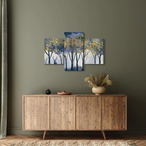 Tablou cerbul în pădure (90x60 cm)