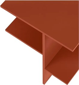 Noptieră teracotă cu rafturi Atik – noo.ma