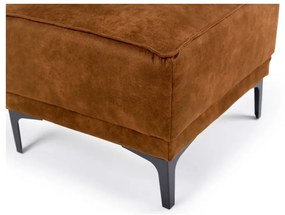 Taburet maro coniac cu tapițerie din imitație de piele Copenhagen – Scandic