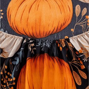 Cearsaf din microfibra MAGIC PUMPKIN colorat 180x200 cm