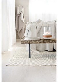 Covor tip traversă pentru interior și exterior crem 60x150 cm Mono Linen Vanilla – Pappelina