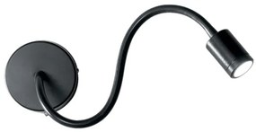 Ideal Lux - Lampă flexibilă FOCUS LED/4W/230V CRI 90 negru