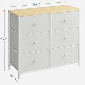 Comoda E1032 WT, 80 cm, L