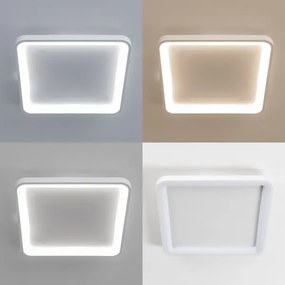 Brilagi - Plafonieră LED dimabilă FALCON SLIM 50W/230V 50x50 cm albă + telecomandă