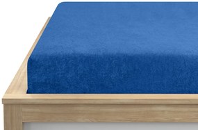 Cearsaf frote albastru inchis 160 x 200 cm