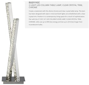 Lampa de masa LED moderna design elegant Clover EU2111CC SRT
