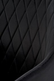 Scaun K558 velvet negru