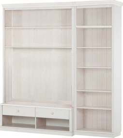 Set TV alb din lemn de pin 214x223 cm Anita – Støraa