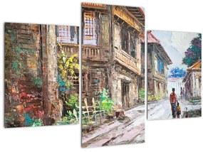 Tablou - Satul filipinez, Asia (90x60 cm)