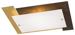 Plafoniera design modern Betto antique gold
