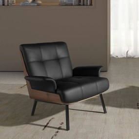 Fotoliu elegant design italian Black-Walnut