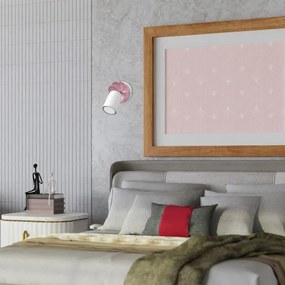 Spot de perete FLOWER 1xGU10/8W/230V alb