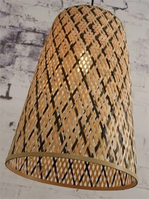 Lustra conica, Pendul din bambus KALIMANTAN Small