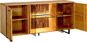 Comodă stejar masiv II Urban, 179 × 49 × 84 cm