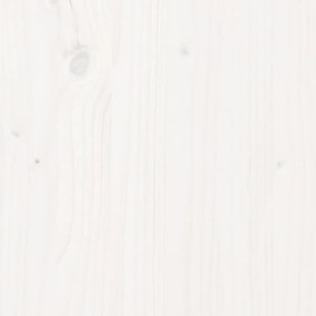 Cadru de pat dublu 4FT6, alb, 135x190 cm, lemn masiv de pin Alb, 135 x 190 cm