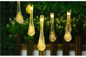 Ghirlandă LED solară cu senzor de amurg 20xLED/0,72W/1,2V 600 mAh 4,7m IP44