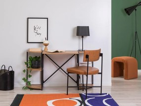 Masă de scris Kusime (pin atlantic + negru) . 1094968