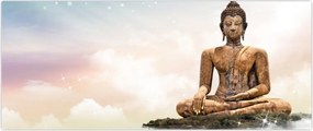 Tablou - Buddha care supraveghează pământul (120x50 cm)
