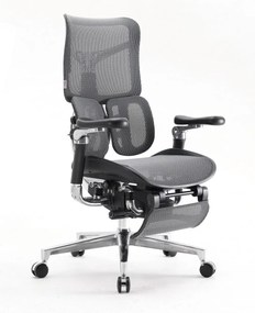 RESIGILAT- Scaun ergonomic SIHOO DORO S300 ADAPTIVE, cotiere 6D ultra moi, suport lombar adaptiv, spătar reglabil pe inaltime, mecanism multifunctional inclinare/blocare, pivotant, Mesh, Negru