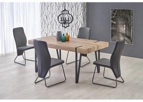 Masa Bucatarie Si Dining MDF Yohann Stejar San Remo/Negru 170x90