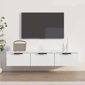 Dulap de perete, alb, 102x30x20 cm, lemn compozit Alb