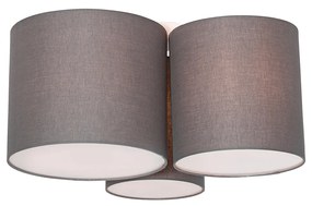 Plafoniera modernă taupe cu 3 lumini - Multidrum