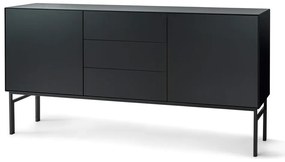 Comodă joasă neagră cu sertare 180x89 cm Edge by Hammel - Hammel Furniture