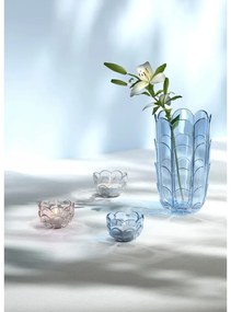 Vază albastru-deschis din sticlă lucrată manual (înălțime 19 cm) Lily – Holmegaard