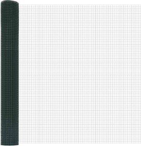 vidaXL Gard din sârmă sudată Verde 1.4 x 10 m