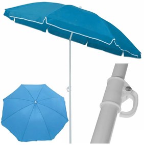 Umbrela de plaja inclinabila Culoare Albastru deschis, CORAL 180 cm
