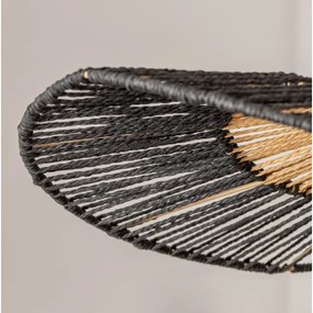 Brilagi - Lustră LED suspendată pe cablu CERIA BOHO, 1xE27/40W/230V, Ø 50 cm, negru/maro